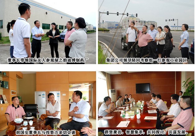 海外知名投資公司來(lái)綠之韻集團(tuán)訪問(wèn)洽談