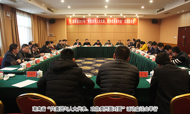 省政協(xié)委員胡國安受邀出席湖南省2017年“共青團與人大代表、政協(xié)委員面對面”活動座談會