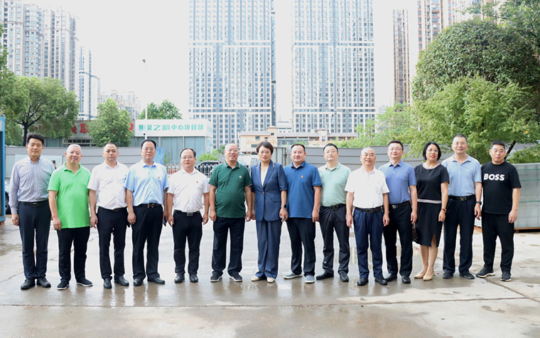 益陽市人民政府副市長羅曉皓一行蒞臨綠之韻中心走訪調(diào)研